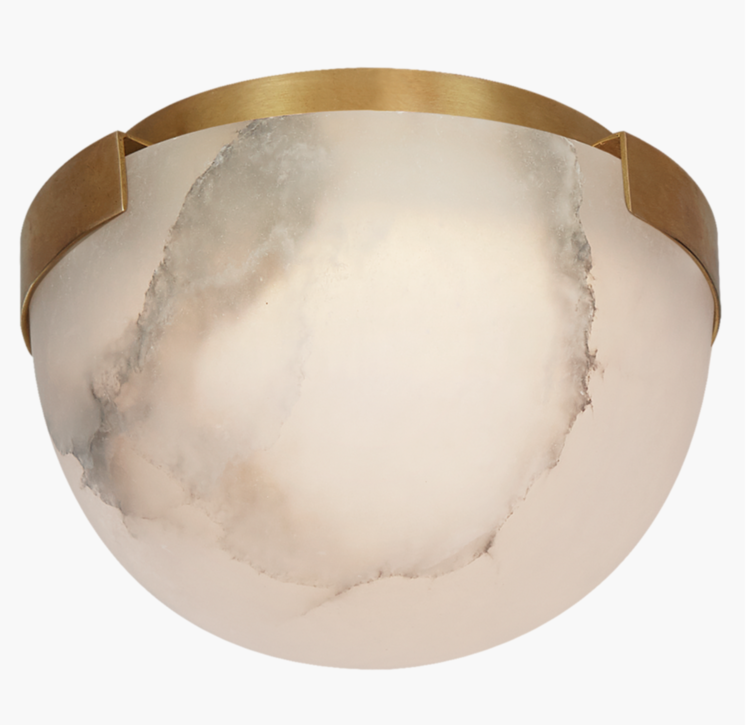 Melange Solitaire LED Flush Mount: 5 or 6"