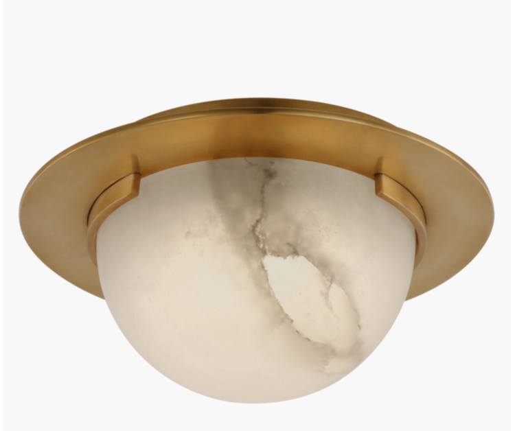 Melange Solitaire LED Flush Mount: 5 or 6"