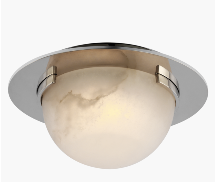 Melange Solitaire LED Flush Mount: 5 or 6"