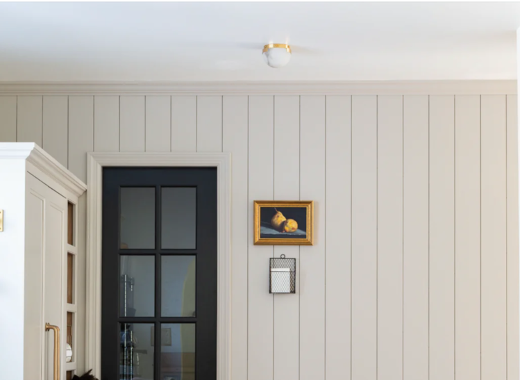 Melange Solitaire LED Flush Mount: 5 or 6"