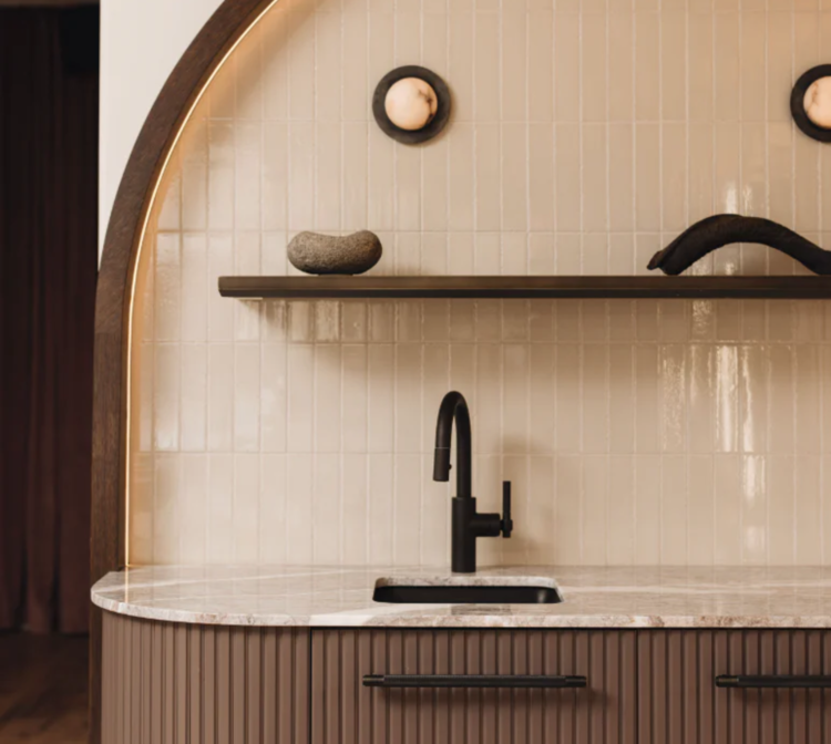 Melange Solitaire Flush Mount