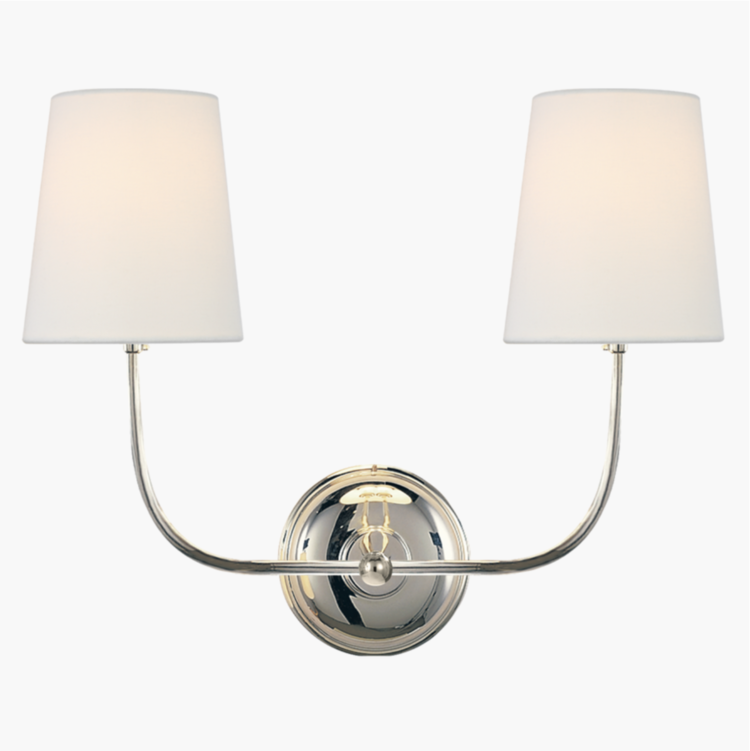 Vendome Double Sconce by Visual Comfort