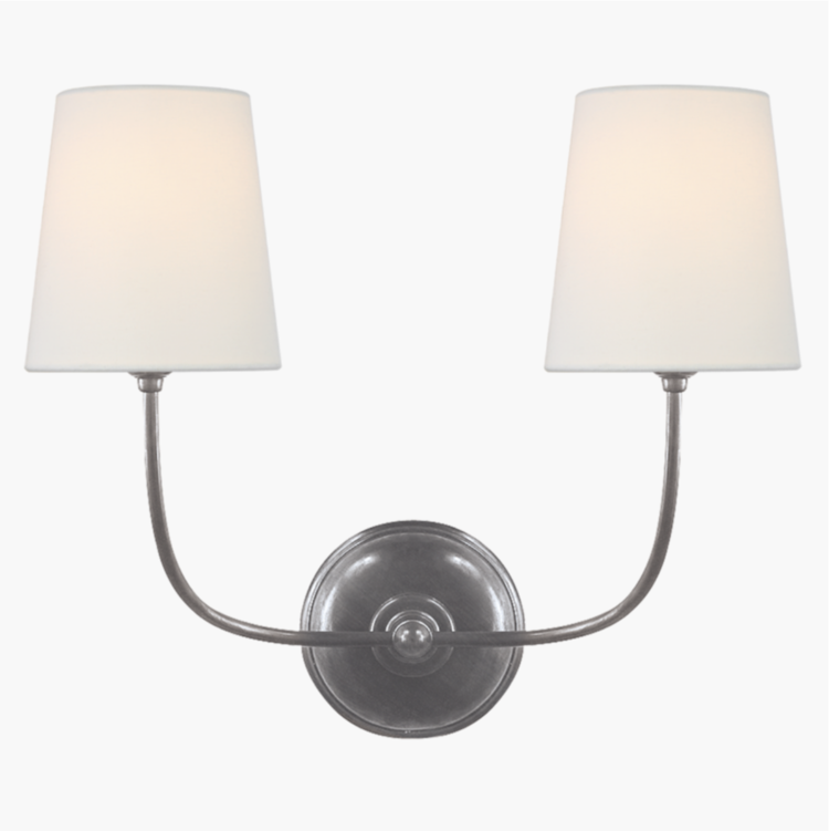 Vendome Double Sconce by Visual Comfort