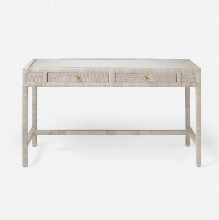 Isla Rattan Desk (warehouse item)