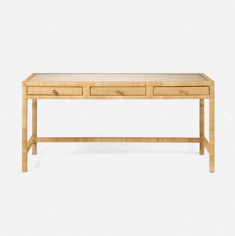 Isla Rattan Desk (warehouse item)