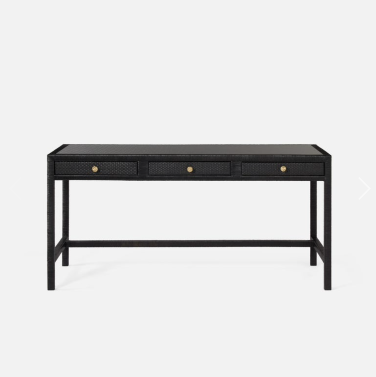 Made Goods Isla Rattan Desk (warehouse item)