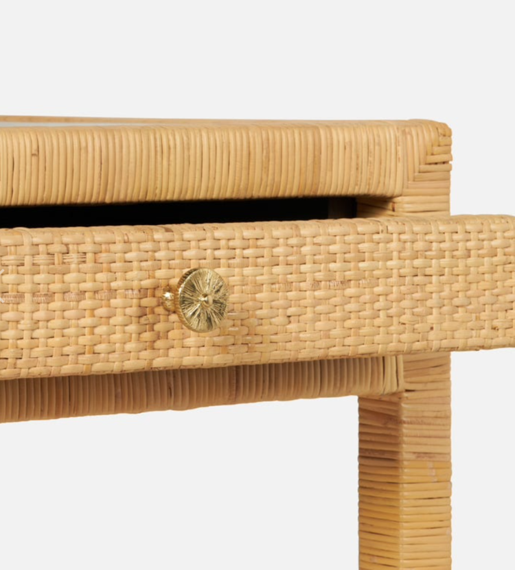 Isla Rattan Desk (warehouse item)