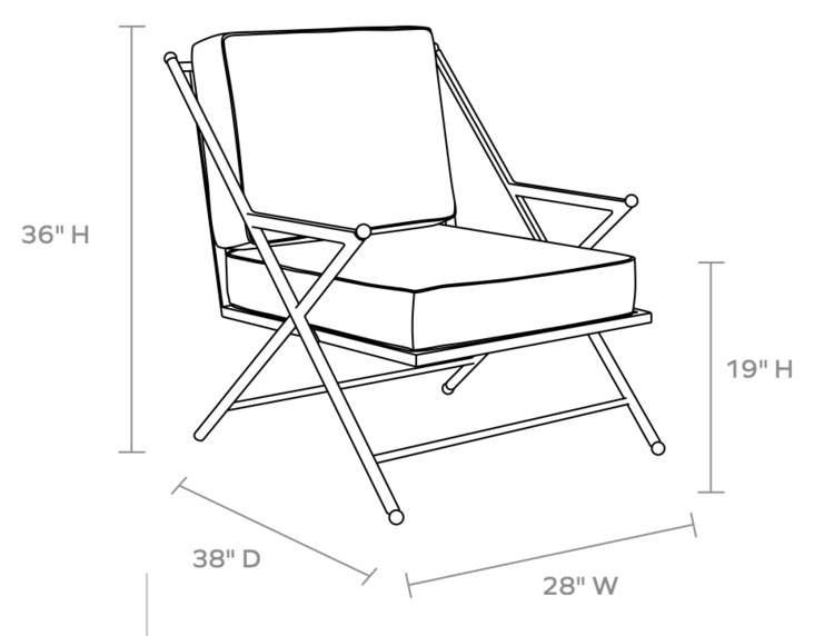 Made Goods Balta Patio Lounge Chair