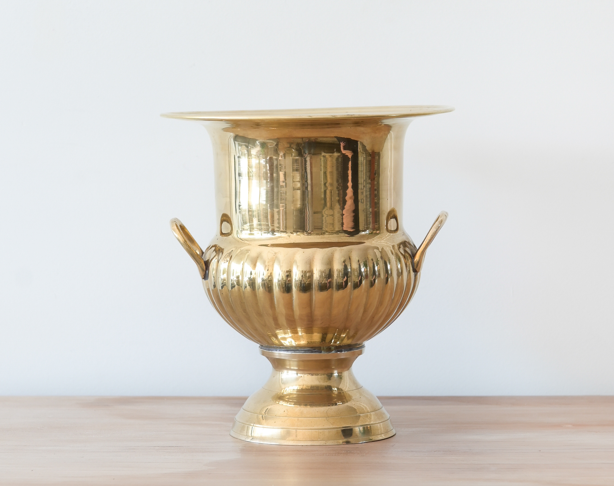 Vintage Brass Champagne Bucket Gild & Co.