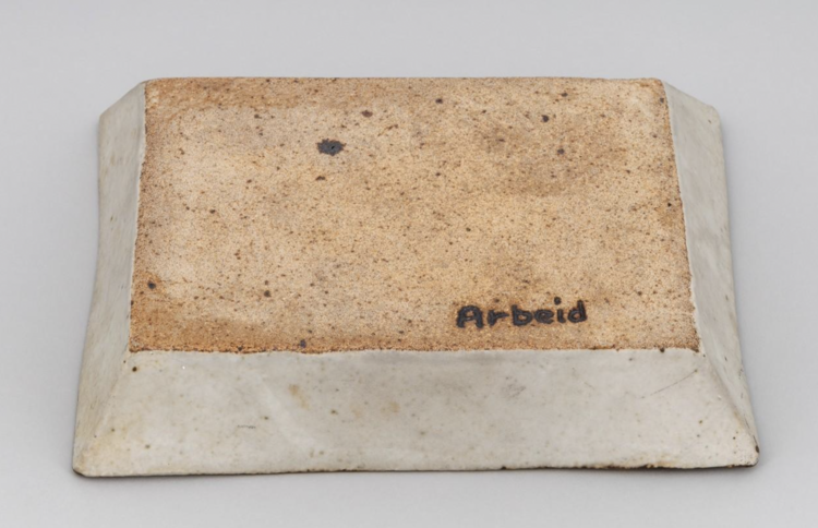 Vintage Dan Arbeid Pottery Dish