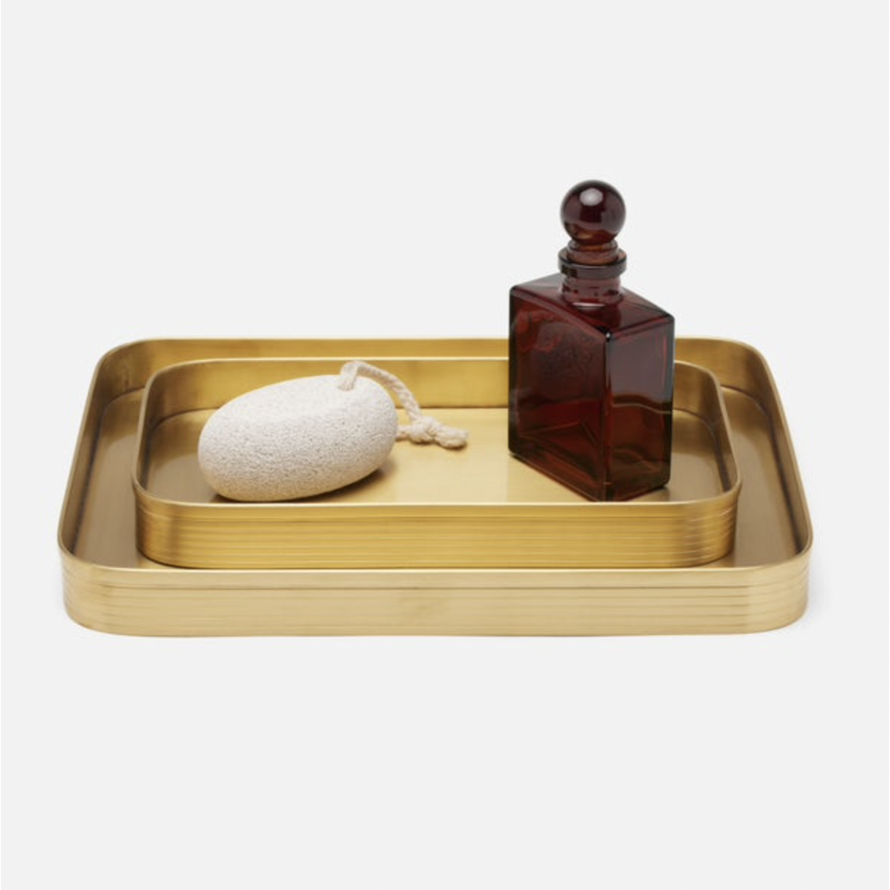 Rayan International Gold Vintage Brass Serving Trays, Size: Custom Size,  Shape: Square at Rs 250/piece in Moradabad