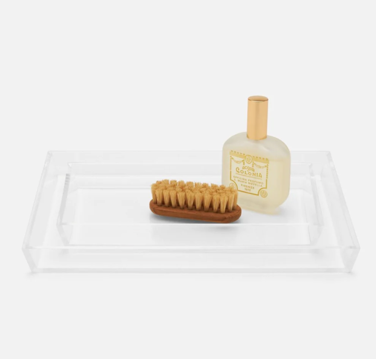 Monette Tray in Clear Acrylic