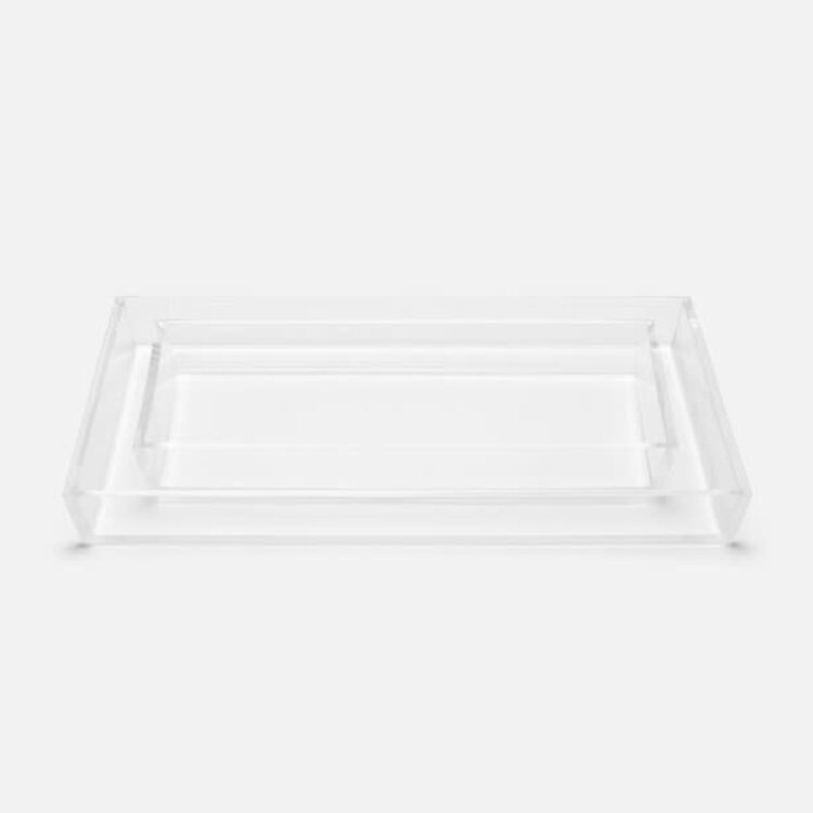 Monette Tray in Clear Acrylic