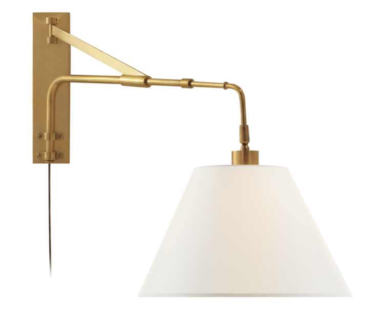 Brompton Extension Swing Arm sconce