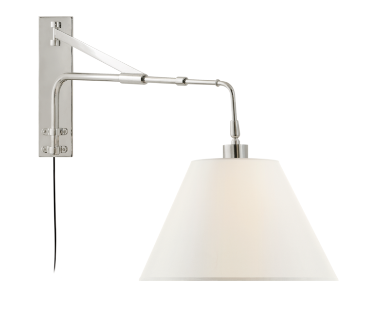 Brompton Extension Swing Arm sconce by Ralph Lauren