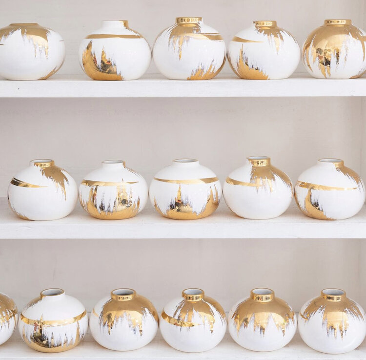 Jill Rosenwald "Gild 10" Limited Edition Bud Vase