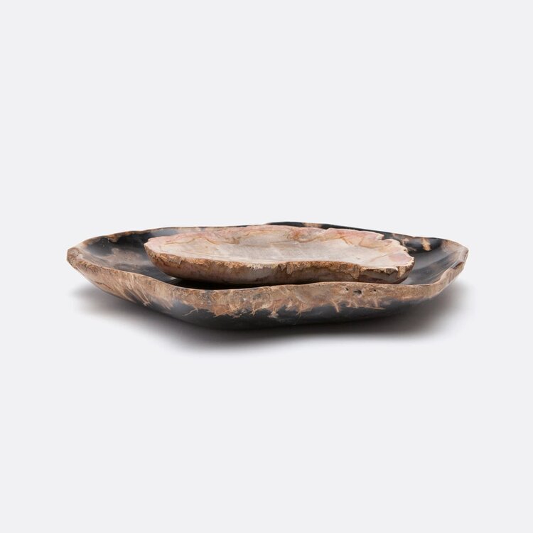 Made Goods Dashiell Natural Petrified Wood Tray