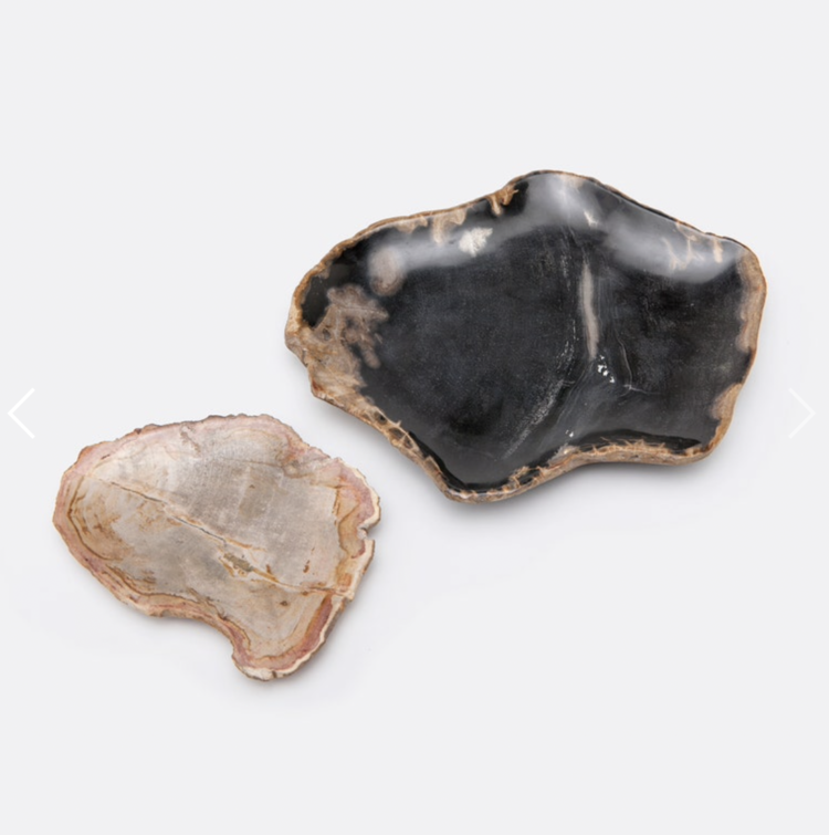 Made Goods Dashiell Natural Petrified Wood Tray
