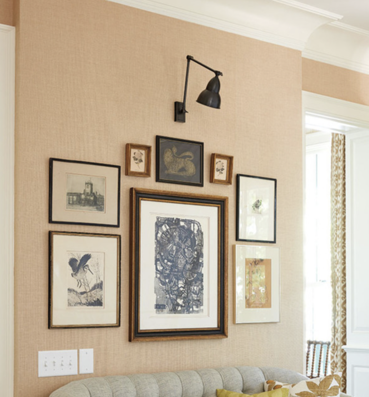 French Library Double Arm Wall Lamp