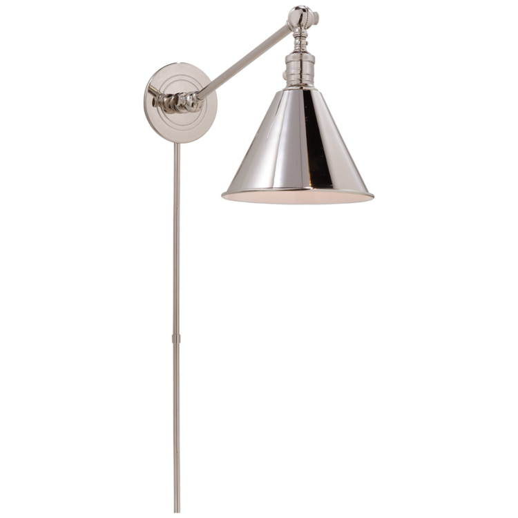 Boston Functional Single Arm Library Light w cord cover