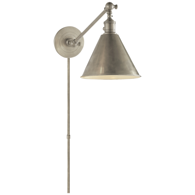 Boston Functional Single Arm Library Light w cord cover
