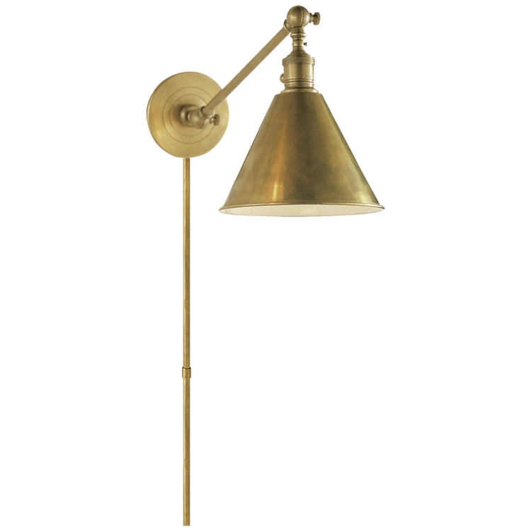 Boston Functional Single Arm Library Light w cord cover
