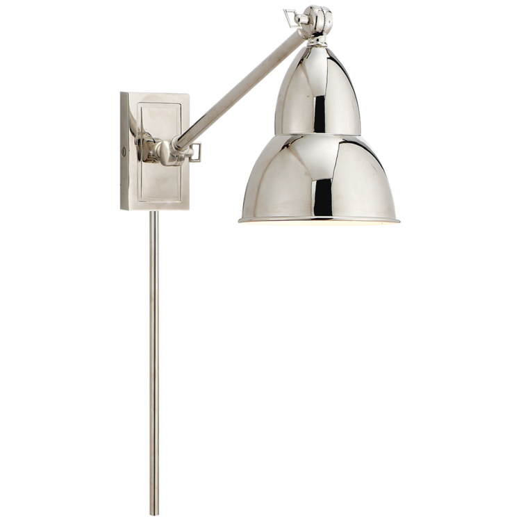 French Library Single Arm Wall Lamp