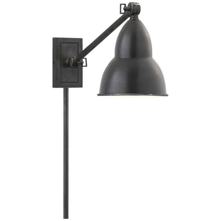 French Library Single Arm Wall Lamp