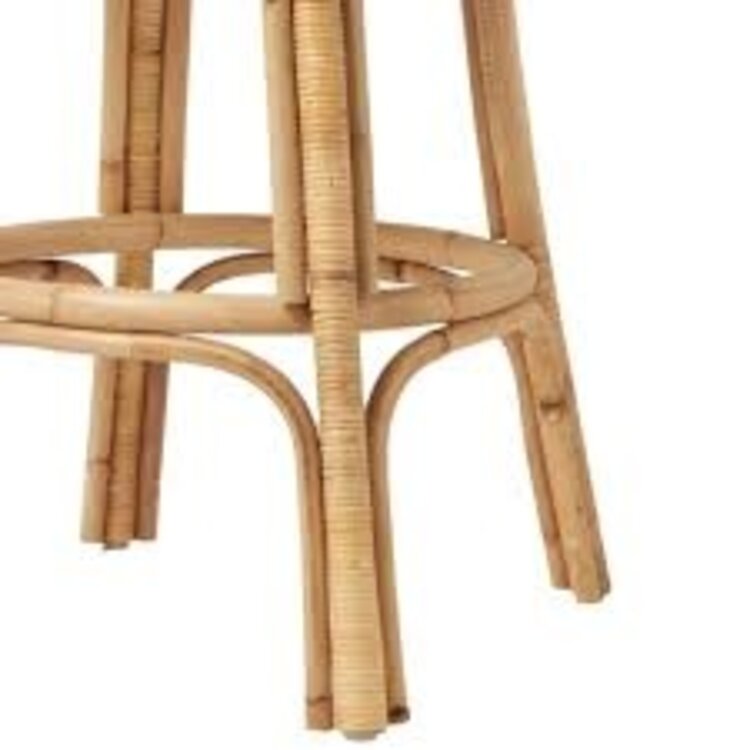 Made Goods Isla Swivel Bar Stool in Rattan