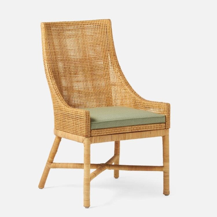 Made Goods Isla Dining Chair, rattan