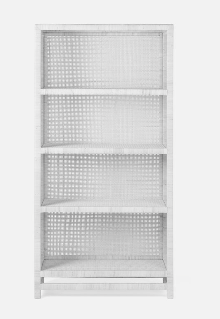 Isla Bookcase, rattan