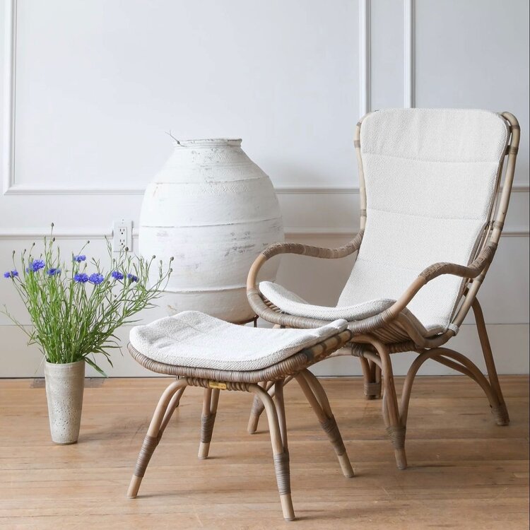 Monet Lounger & Footstool with Cushion