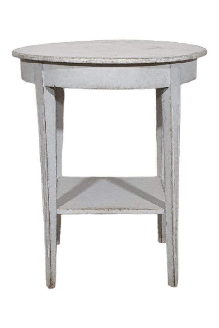 Antique Swedish Round Side Table (SOLD)