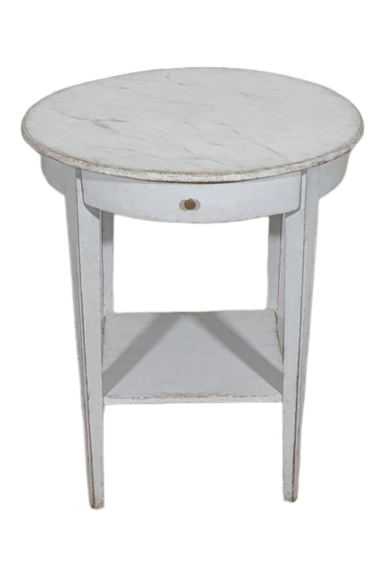 Antique Antique Swedish Round Side Table (SOLD)