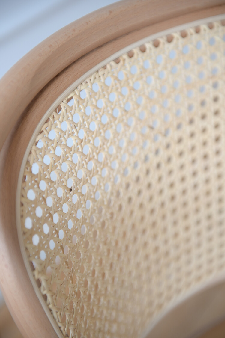 Bentwood Round Arm Chair Leather