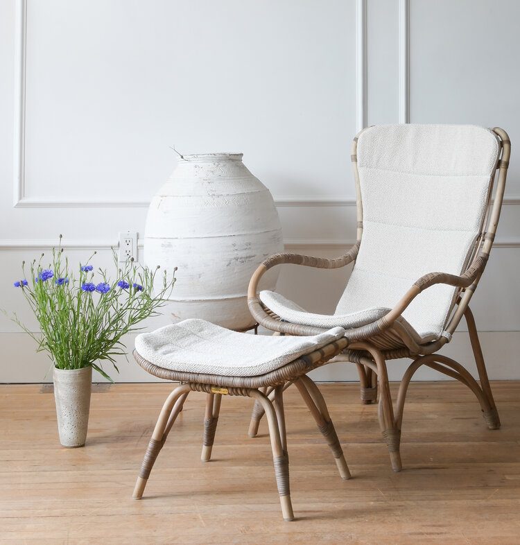 Antique Antique White-Wash Olive Pot Extra Large