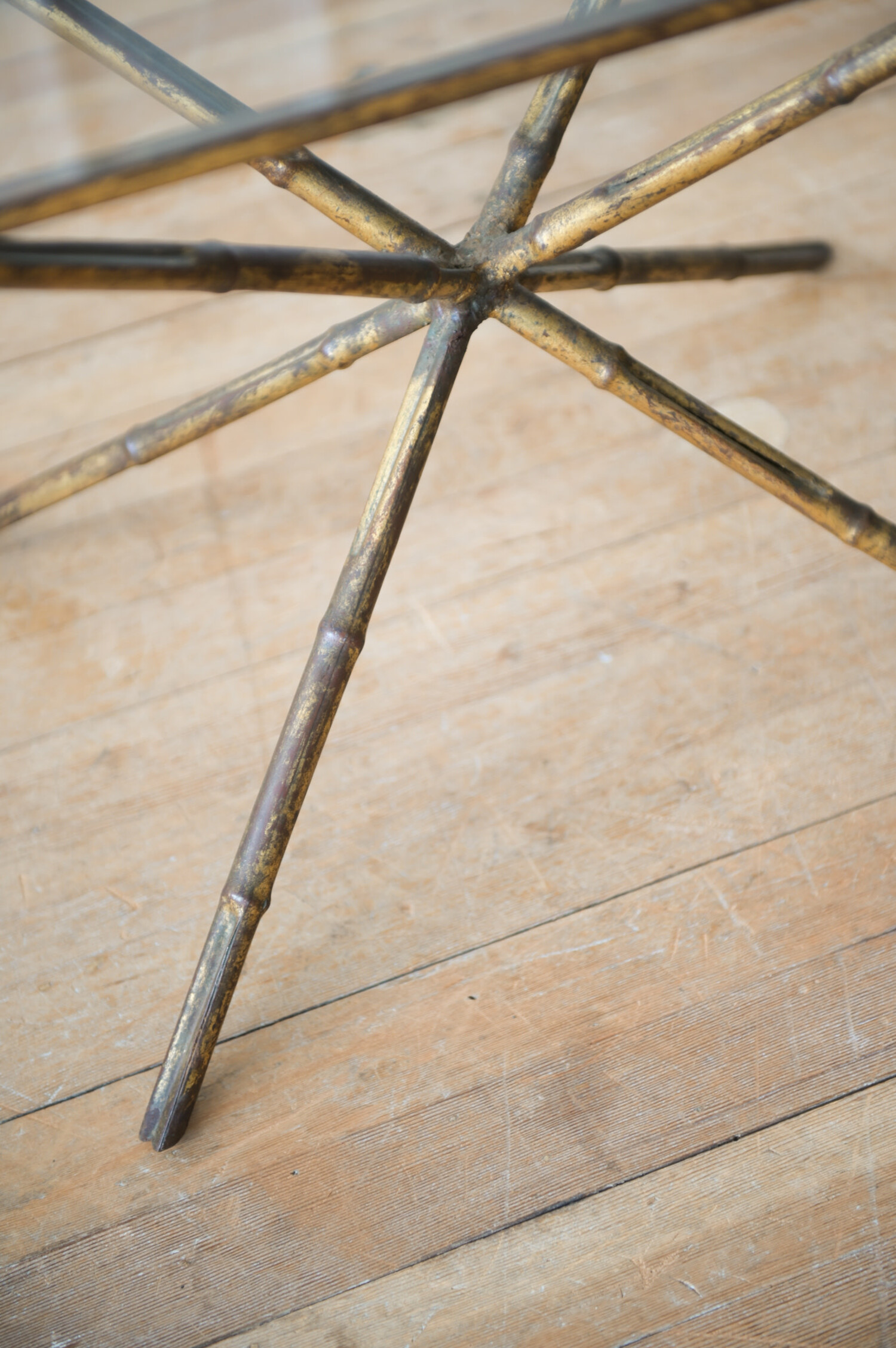 Vintage Vintage Faux Bamboo Side Table (in store)