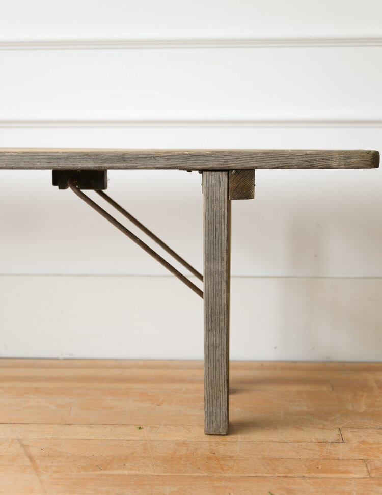 Antique Vintage Beerhall Bench