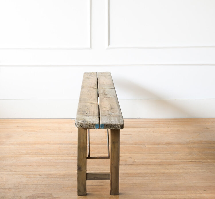 Antique Vintage Beerhall Bench