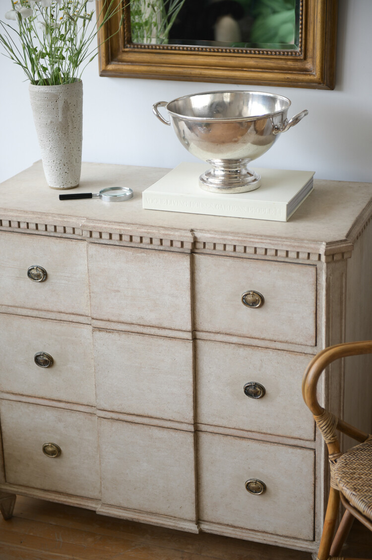 Antique Gustavian Chest - breakfront chest(SOLD)