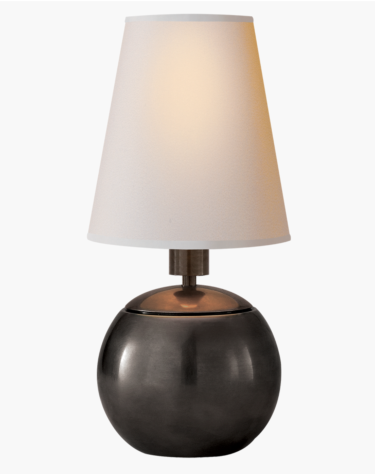 Tiny Terri Round Lamp in Bronze