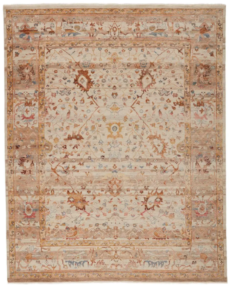 Someplace in Time Wool Rug in Parchment