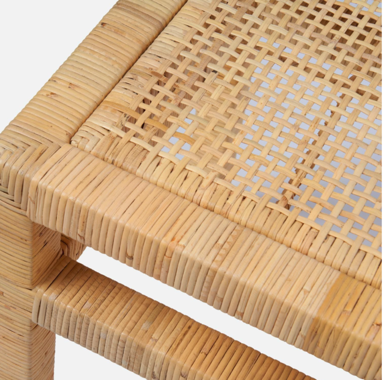 Made Goods Isla Rattan Bench