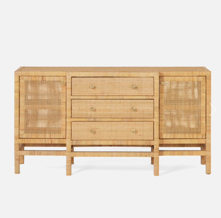 Isla Rattan Deep Drawer Buffet