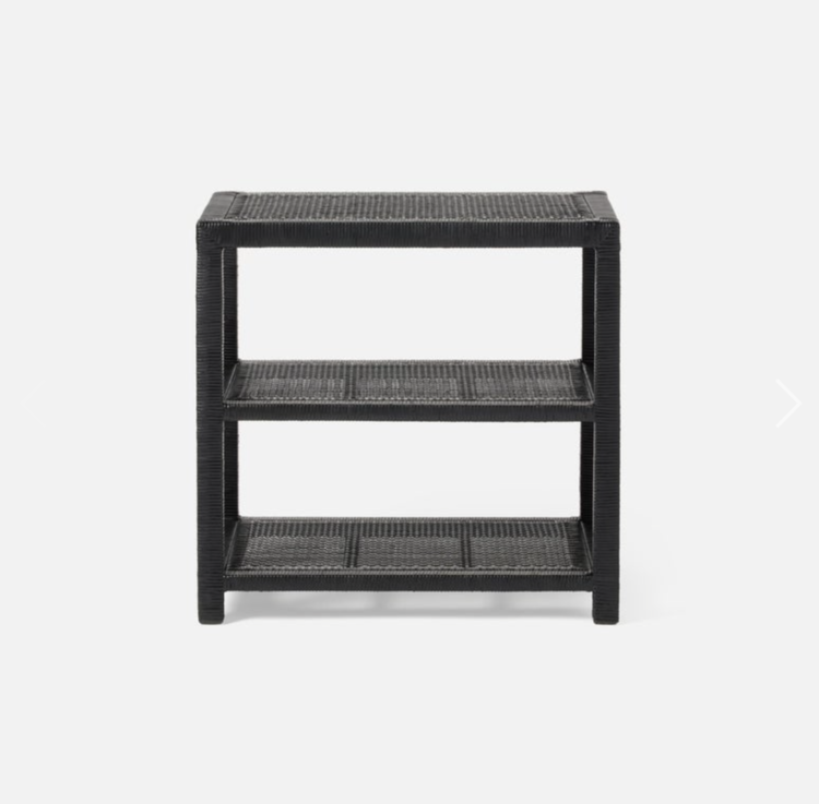 Isla Side Table in Peeled Rattan