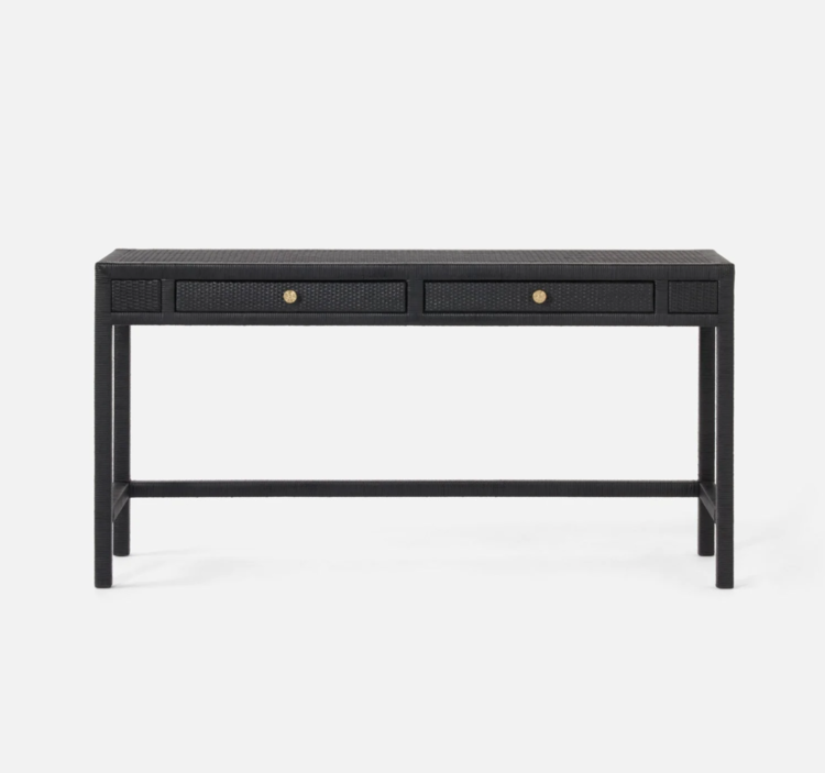 Isla Console Table in Peeled Rattan