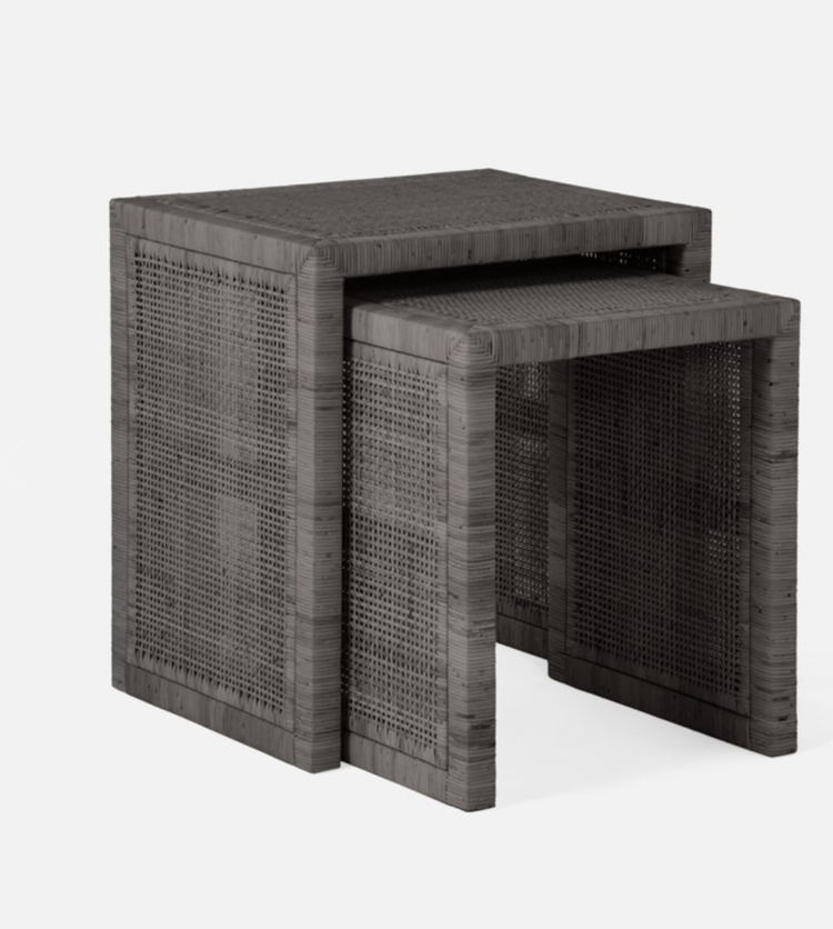 Isla Rattan Nesting Tables