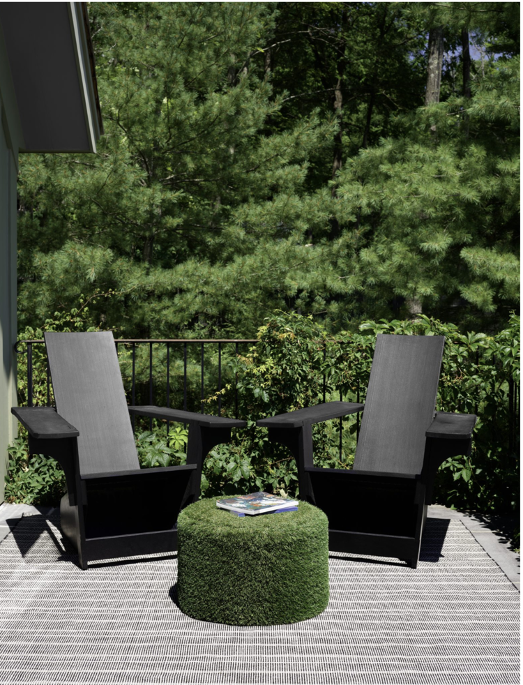Samson Black Indoor/Outdoor Rug (2x3 and 3x5 in-stock)