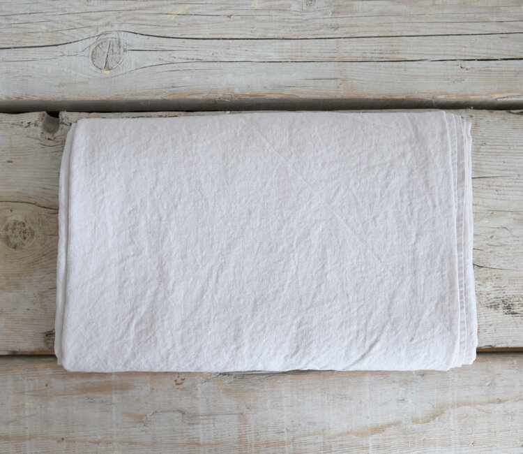 Linge Particulier Chalk French Linen Tablecloth