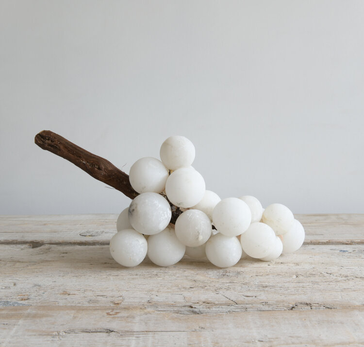 Antique Antique Carved Grapes Small Polished/Restored